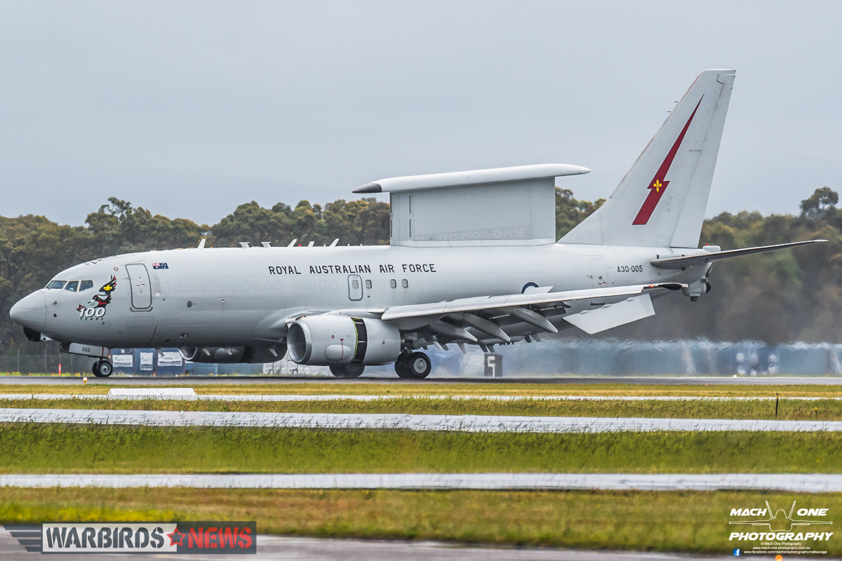 Australia’s Centenary Squadrons – A Celebration of 100 Years Defending The Country 18 A 2 Squadron Wedgetail. (Photo by Matt Savage/Mach One Photography)
