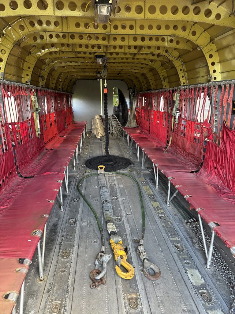 Newark Air Museum Chinook Restoration Update 11 DTEP 23.03.24 Chinook ZA717 7498