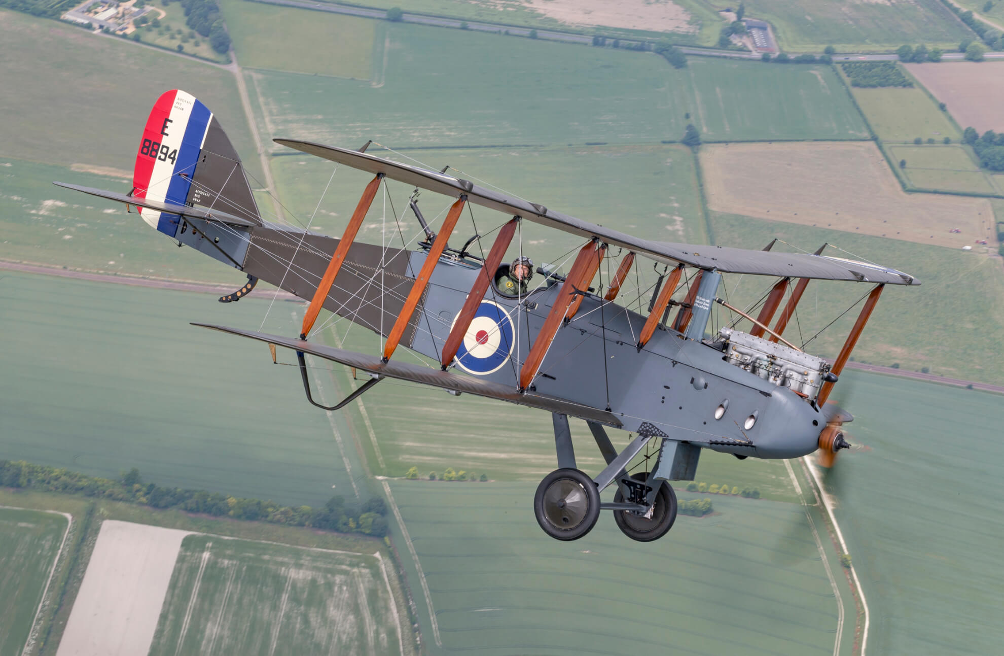 Historic Airco DH.9 G‑CDLI: The Only Airworthy World War I Bomber for Sale 13 D Harbar FP DH9 Jun2019 098 1