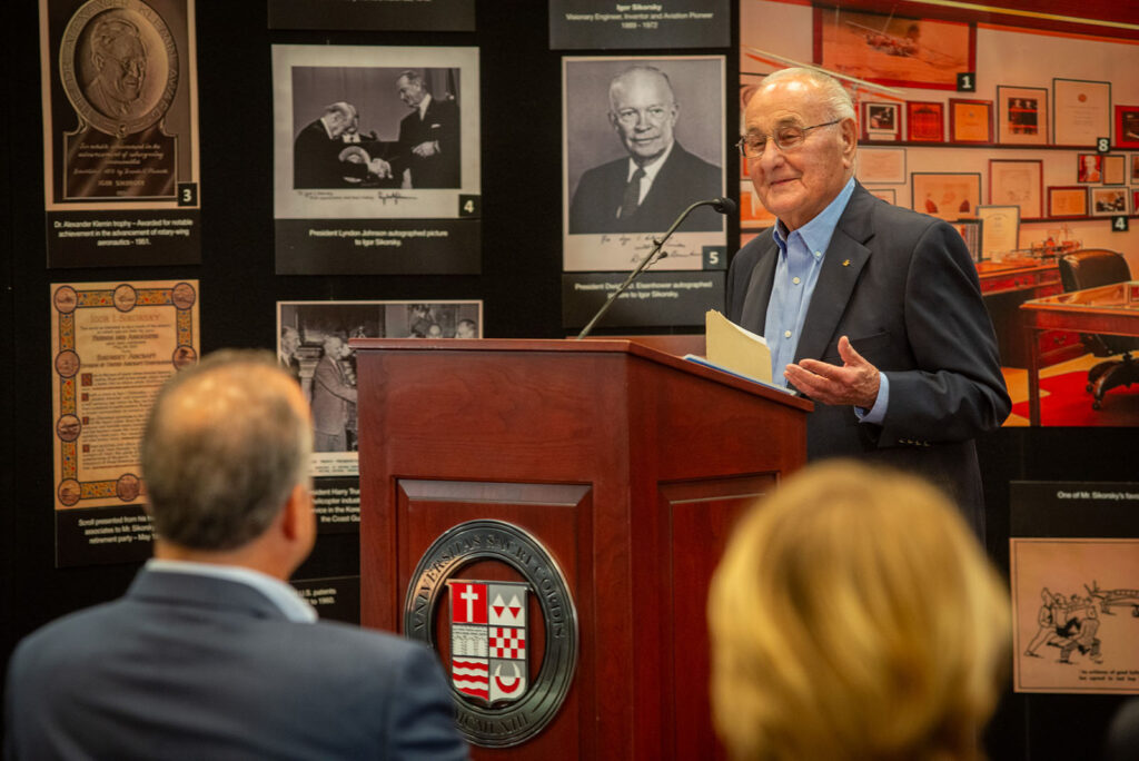 Sacred Heart University Is New Home to Igor Sikorsky Historical Archives 12 Dan Libertino President of the Sikorsky Archives. Sacred Heart University photo by Tracy Deer Mirek