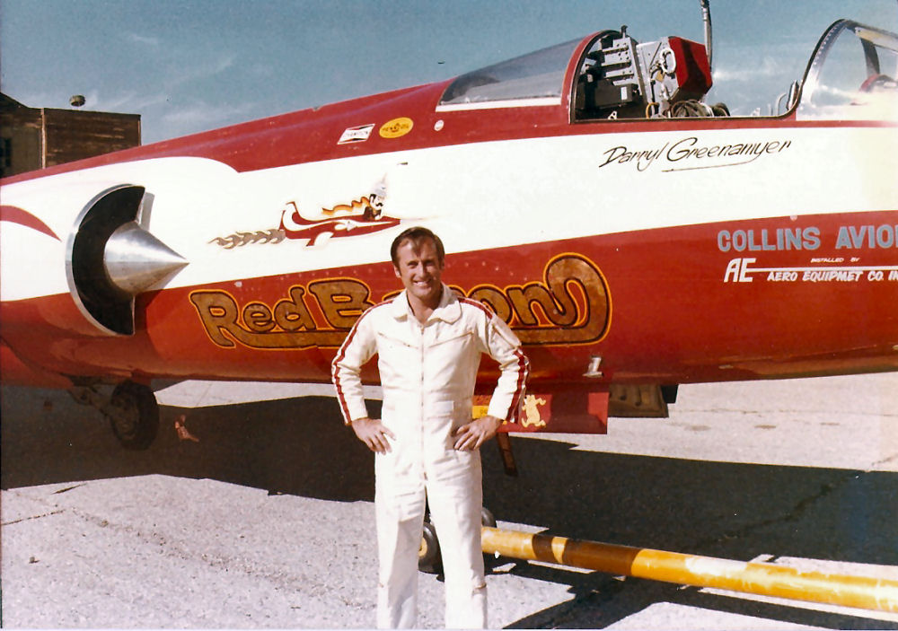 The Fastest Warbird: Darryl Greenamyer and the RB-104 "Red Baron" 28 Darryl w RB 104 Paul J Burke