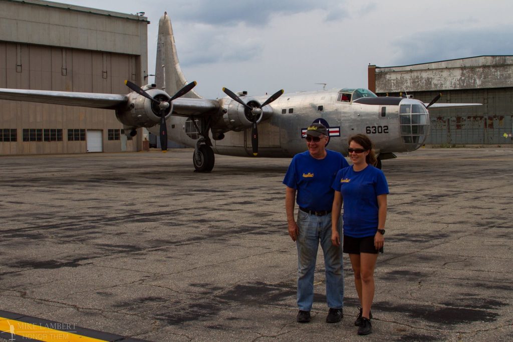 American Heritage Museum's Focke-Wulf Fw 190 ‘White 1’ Restoration Gains Ground at GossHawk Aviation 12 Dave Goss and Lindsey Gossn