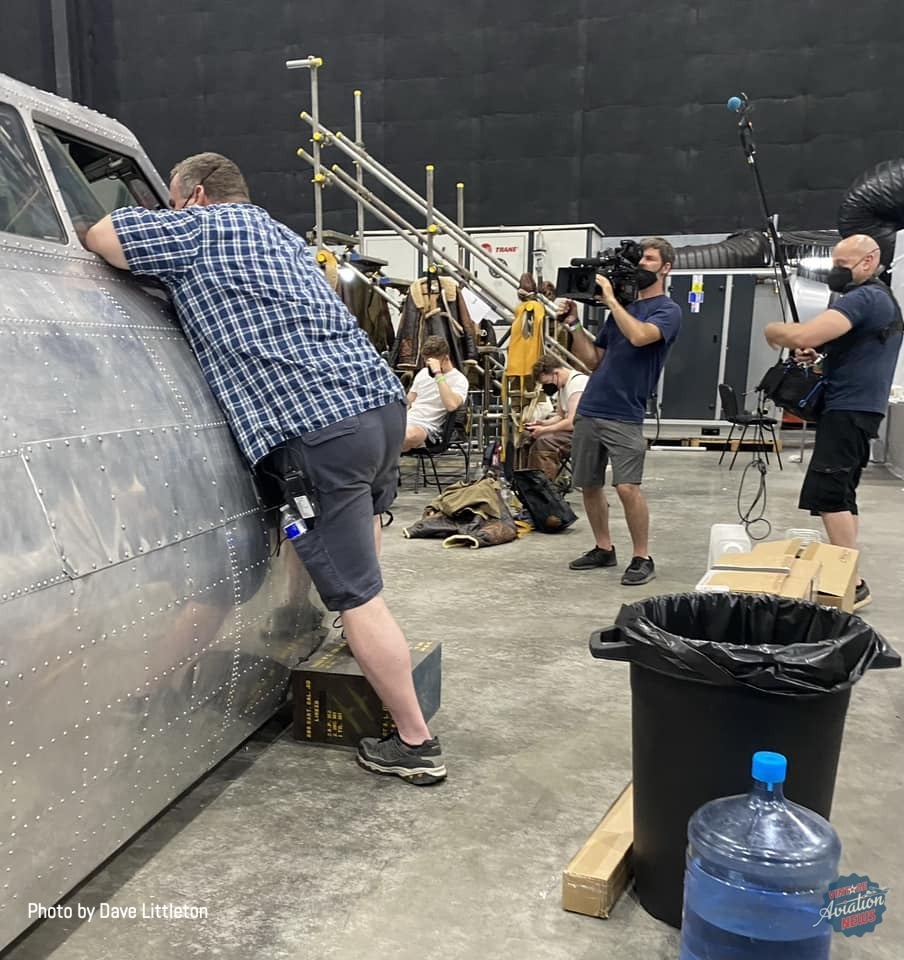 The Making of Masters of the Air Part 1, Master of The B-17 Cockpit – Dave Littleton 16 Dave Littleton Masters of The Air Behind The Scenes n