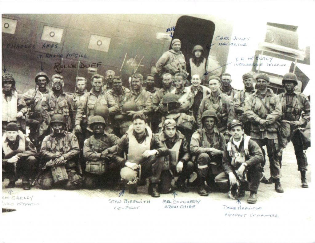 D-Day Pathfinder Pilot Returns to British WWII Airbase 12 Dave and crew autograph photo