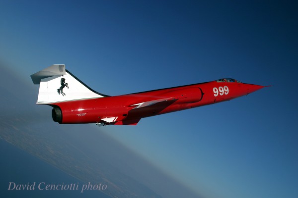 Happy Birthday to the Lockheed F-104 Starfighter 10 The Italian Air Force celebrated the end of their Starfighter operations with a magnificently painted F-104S captured beautifully in this David Cenciotti photograph. To learn more about this amazing aeroplane, please click here.