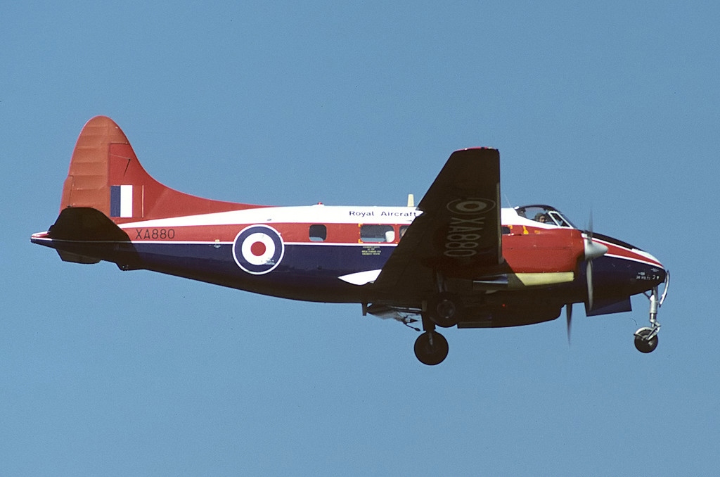 Today in Aviation History: First Flight of the de Havilland DH.104 Dove 11 De Havilland DH 104 Devon C2 UK Air Force AN1409732