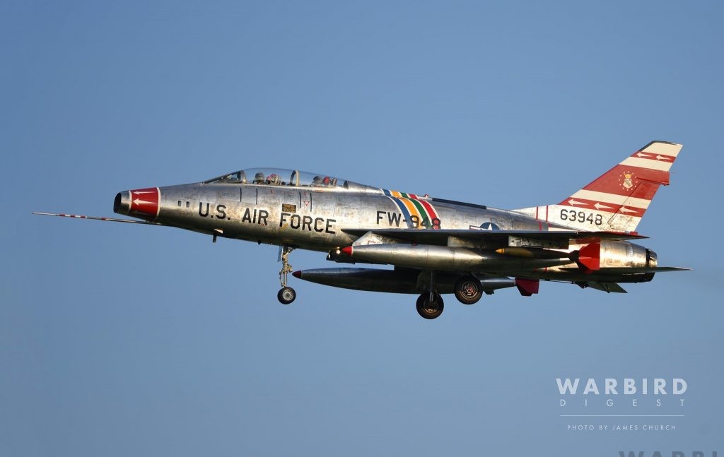 Warbird Highlights From 2021 23 Dean “Cutter” Cutshall F 100 Super Sabre 7
