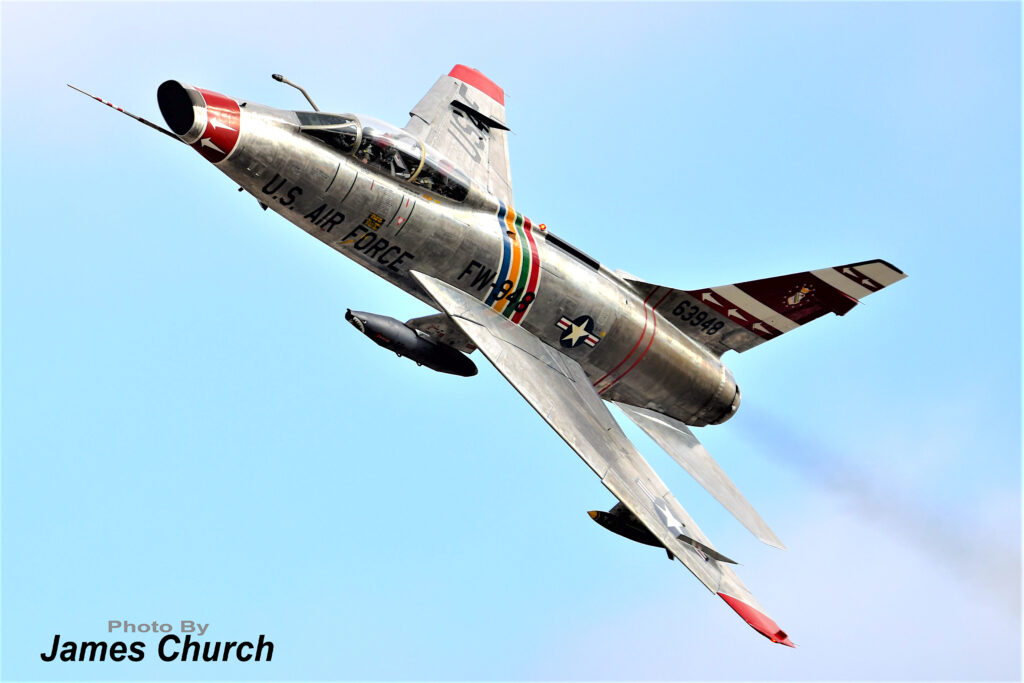 Today in Aviation History: First Flight of the North American F-100 Super Sabre 15 Dean Cutshall F 100 Super Sabre Super Sabre USAF Serial No. 56 3948 21