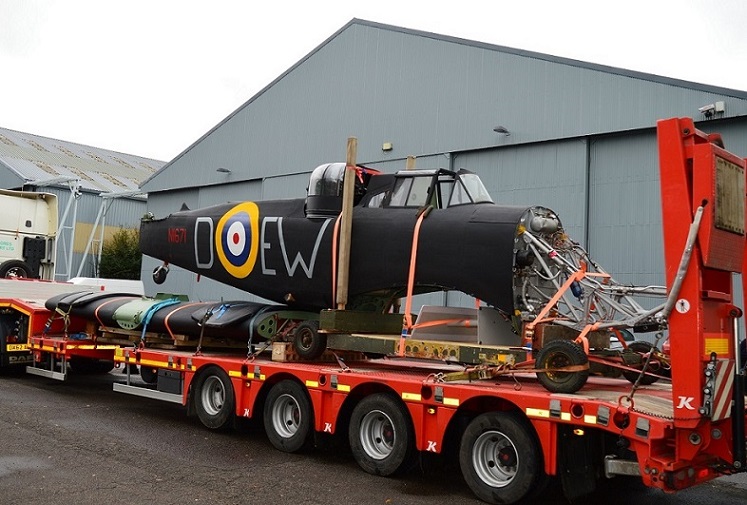 Defiant, Lysander and Gladiator Moved to Cosford 14 '©Trustees of the Royal Air Force Museum’