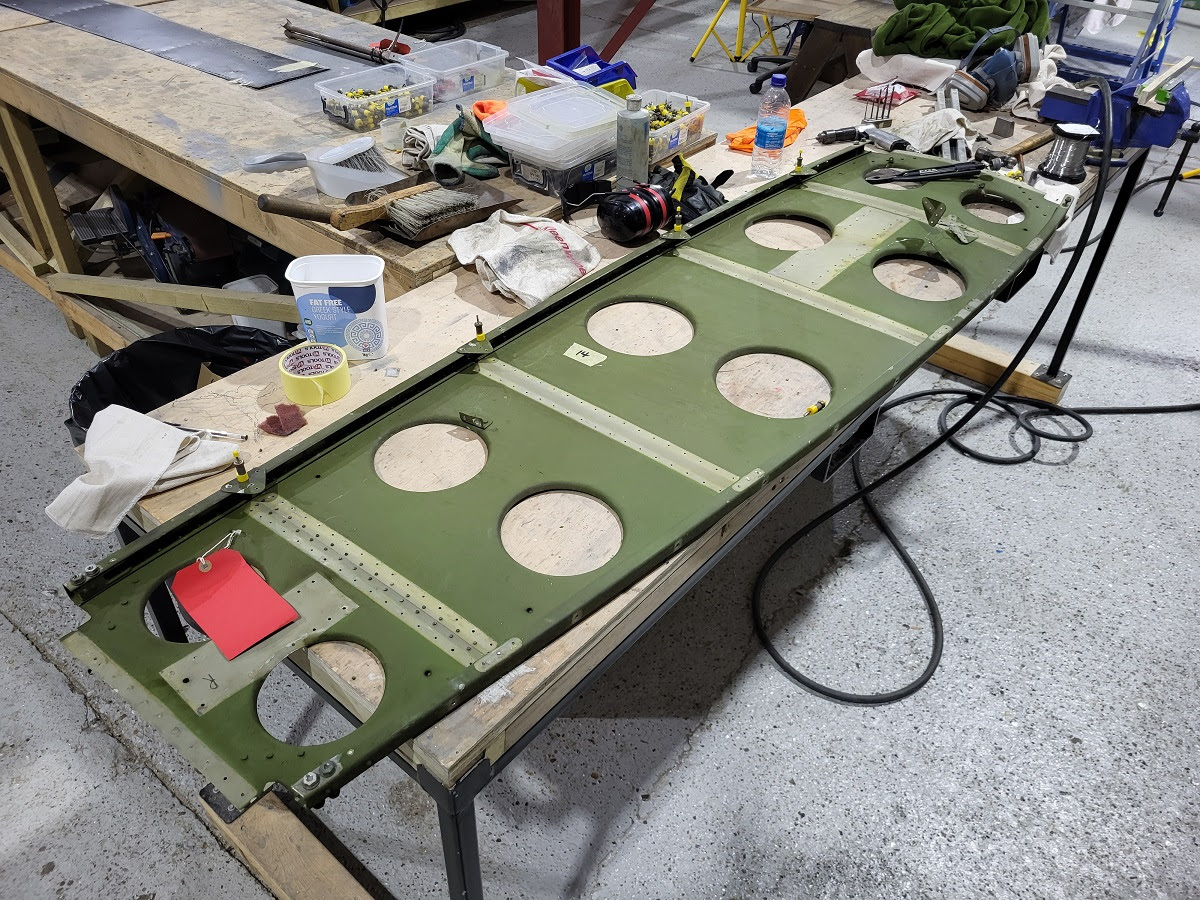 Lancaster NX611 ‘Just Jane’ – Restoration Update 229 11 Disassembly of a wing rib from the port wing of NX611