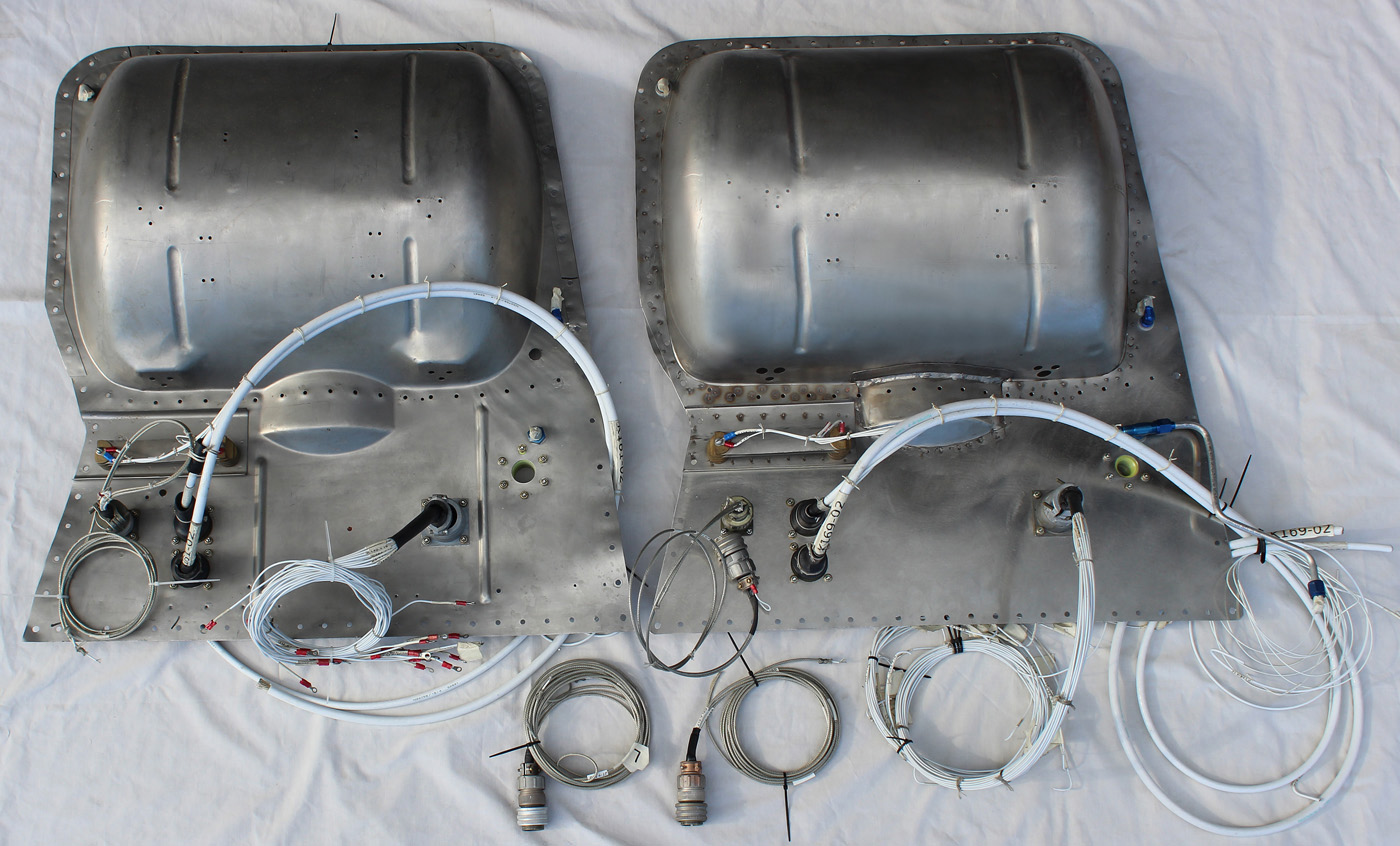 XP-82 Twin Mustang - August 2016 - Restoration Update 17 The backside view of the dishpans. (photo via Tom Reilly)