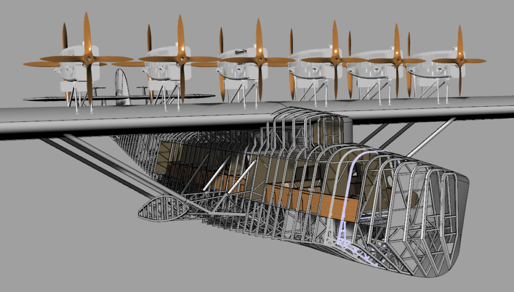 The Vision: The Return of the Dornier Do X 15 Dornier Do X Cad model