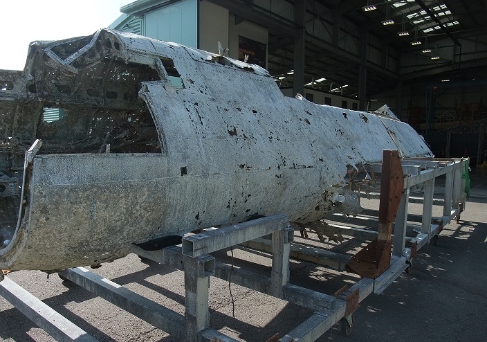 Dornier Do 17 Moves Into Next stage Of Conservation 11 Dornier Fuselage moves into Conservation Center.('©Trustees of the Royal Air Force Museum’)