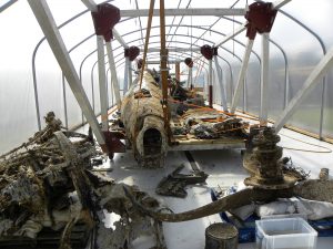 Dornier Bomber To Be Displayed In Trafalgar Square 11 The larger pieces of the the Dornier Do 17 still receiving their citric acid soak in the specially-constructed hydration tunnels. (Image Credit: RAF Museum)