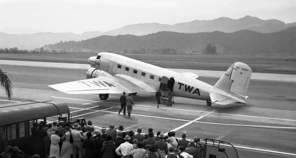 Today in Aviation History: First Flight of the Douglas DC-1 12 Douglas DC 1 NC223Y City of Los Angeles at Grand Central Air Terminal Glendale California 1934