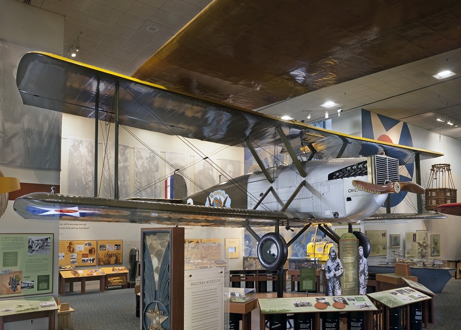 "Pioneers of Flight" Gallery at the National Air and Space Museum to open in 2025 12 Douglas World Cruiser Chicago inside the old Pioneers gallery before the ongoing renovations NASM Photo by Eric Long 1