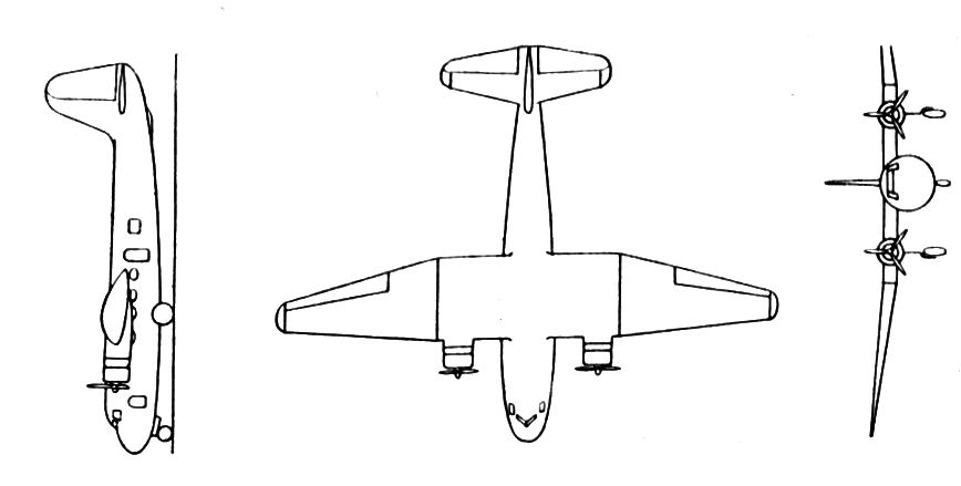 Today in Aviation History: First Flight of the Douglas DC-5 11 Douglas DC 5 3 view LAerophile August 1939