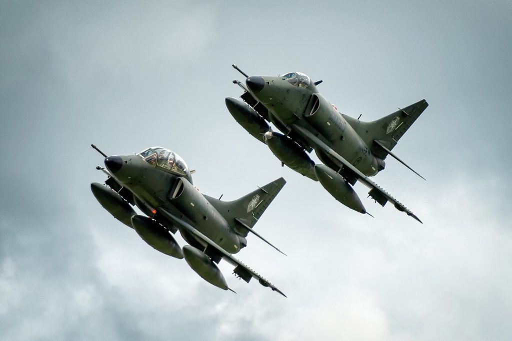 Draken International Adds Atlas Cheetahs and Mirage F1M and F1B Fighter Jets 12 Draken International A 4 Skyhawk