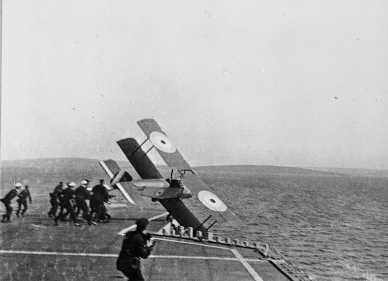 Today in Aviation History: First Flight of the Sopwith Pup 17 Dunning killed on second carrier landing IWM Q 80597