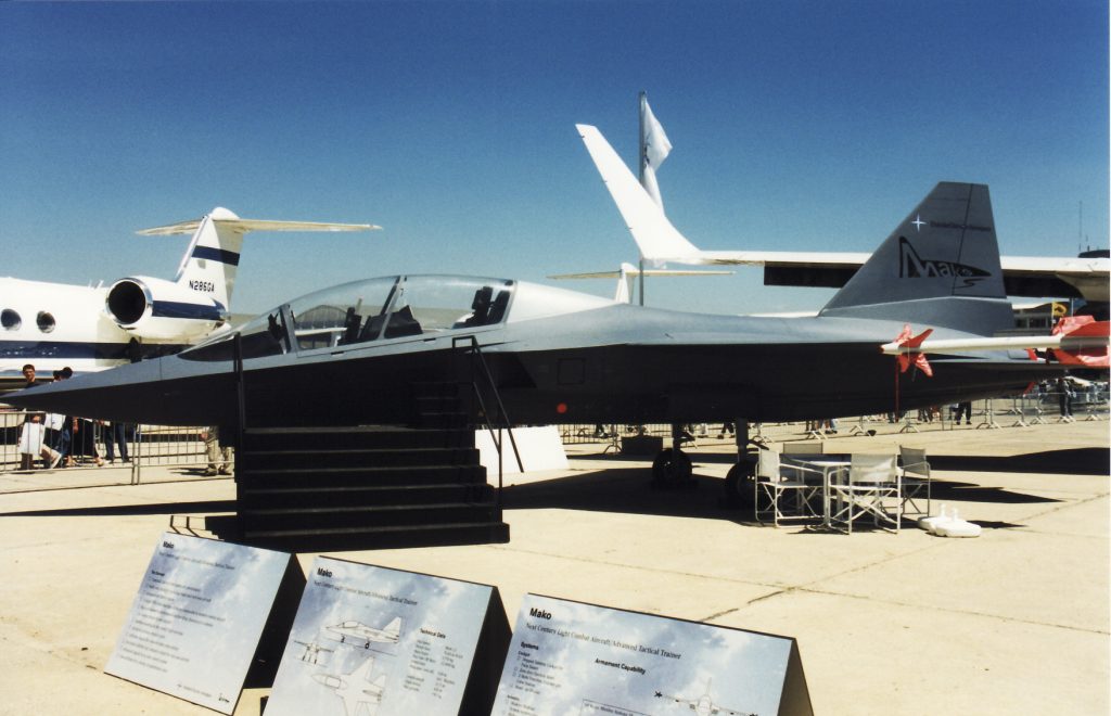 Grounded Dreams: The EADS Mako – Europe’s Lost High-Performance Trainer 11 EADS Mako jet trainer mockup at Paris Air Show June 1999
