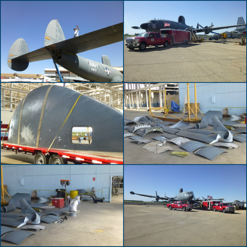 EC-121 “Warning Star” Moving to the Yankee Air Museum 12 EC-121 Warnig Star collage 2