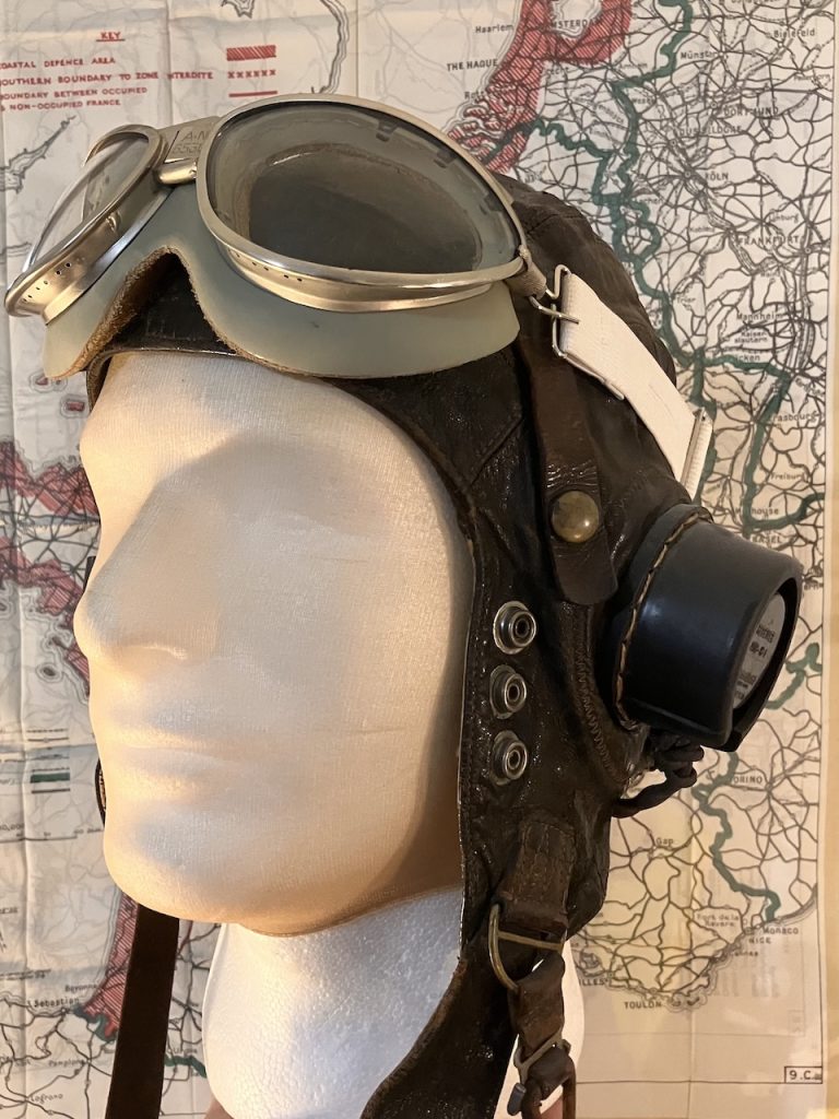 Collector Corner: A Guide to WWII USAAF Flying Helmets 14 Early British Type C flying helmet