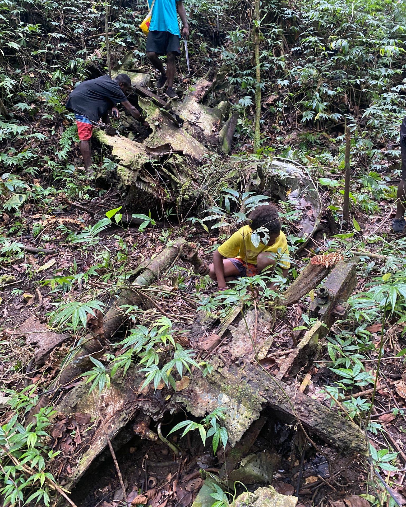 Echoes of War in the Jungle: Two WWII Corsairs Unearthed on Espiritu Santo 13 Echoes of War in the Jungle Two WWII Corsairs Unearthed on Espiritu Santo 1