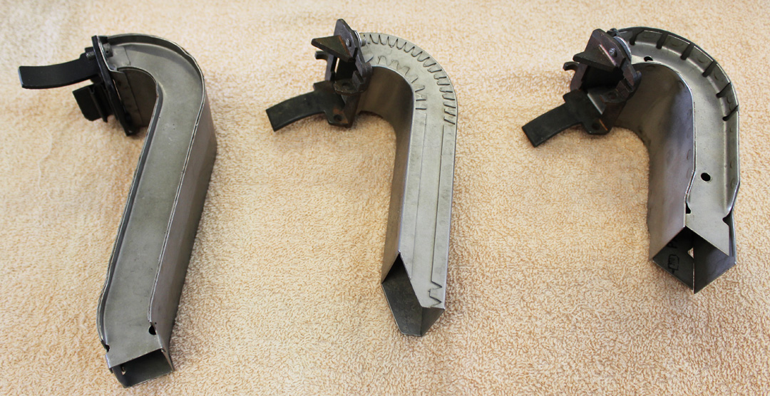 XP-82 Twin Mustang - June 2016 - Restoration Update 22 Ammunition link ejector chutes. (photo via Tom Reilly)