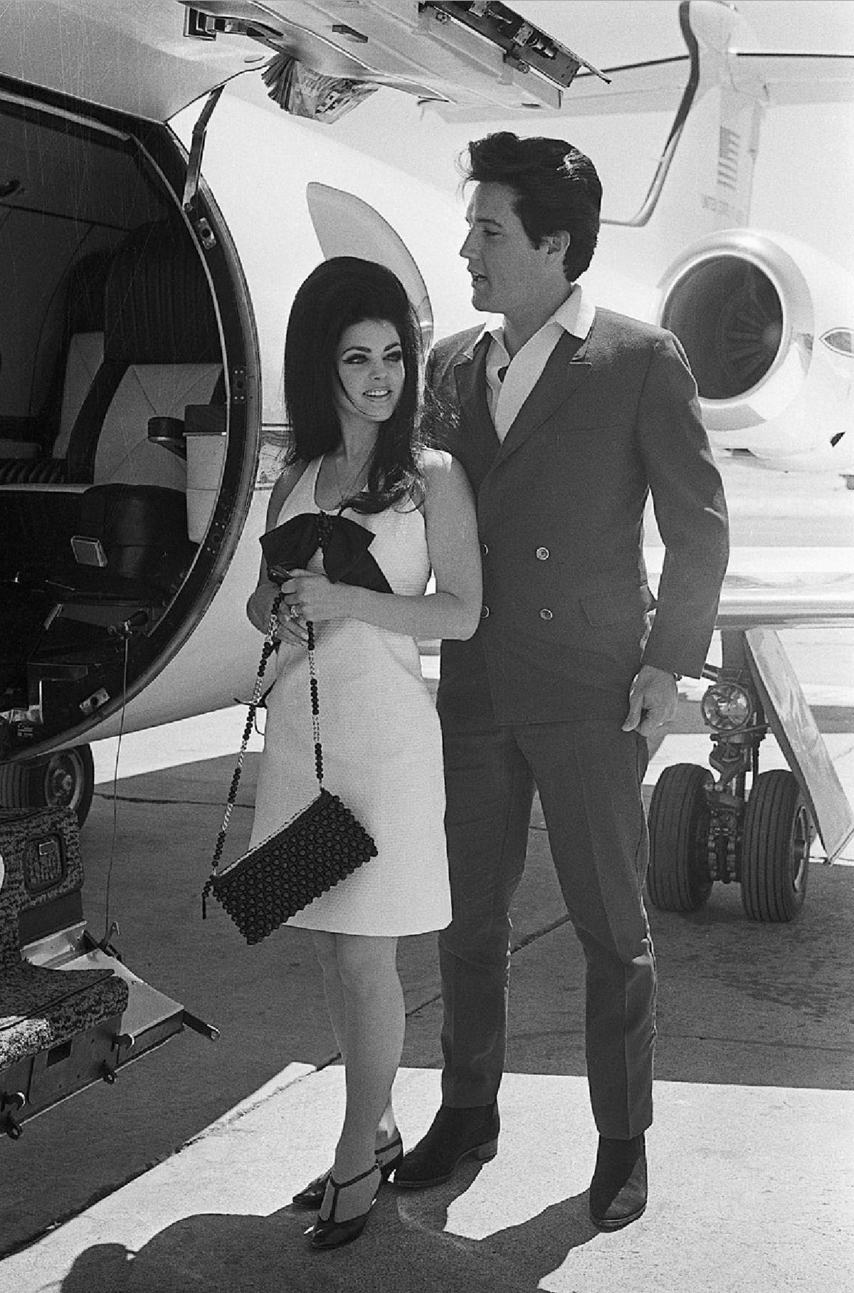 Elvis and the Learjet 11 Elvis Presley and Priscilla