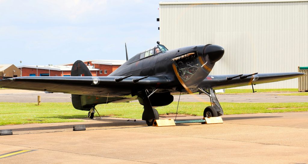 BBMF Hurricane PZ865 Returns to the Skies After Winter Maintenance 12 Engine ground runs underway on Hurricane PZ865 as part of the dynamic propeller balancing process. Photo Clive Rowley