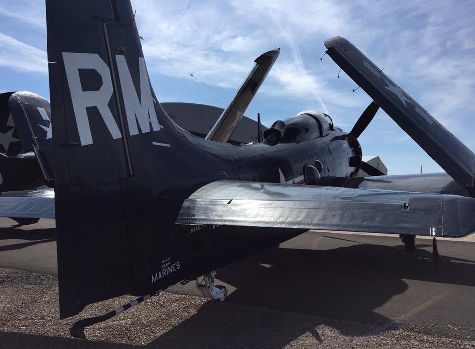 Randy's Warbird Profiles: Douglas AD-4W Skyraider Bu.No. 126867 17 Erickson AD 4W Skyraider Randy Malmstrom 06