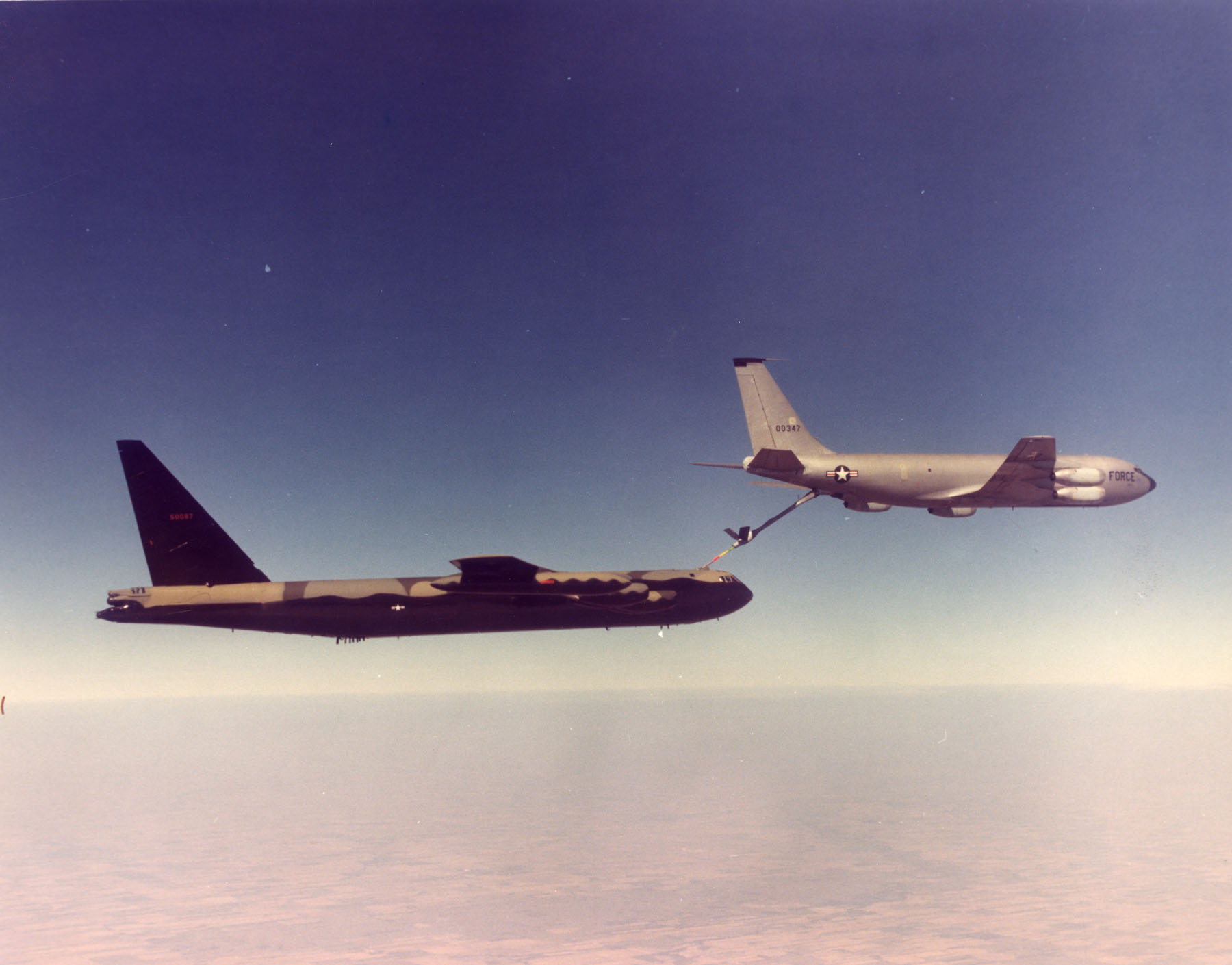 Above Rivalries: A Navy–Air Force Rescue That Defined Service 19 Even long range bombers like the B 52 needed refueling to reach their targets and return to base on far off Guam