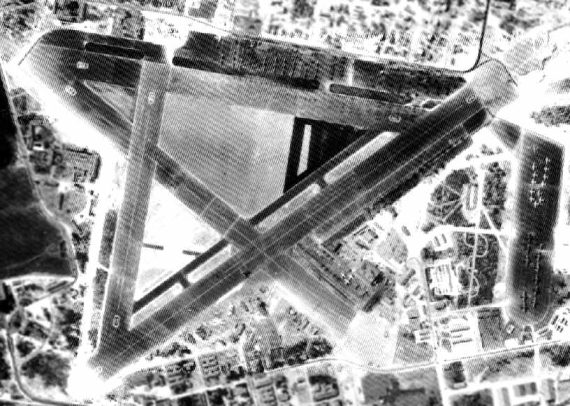 Ghosts of Pearl Harbor: Saving the Crossroads to Marine Aviation in the Pacific Theater 21 MCAS Ewa's layout in Dec. 1944. Note the two additional runways added after the Pearl Harbor attack.