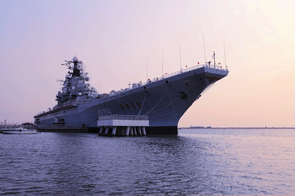 The Most Bizarre Visitor Attraction: The Binhai Aircraft Carrier Theme Park 20 Ex Kiev at the Tianjin Binhai theme park in February 2010