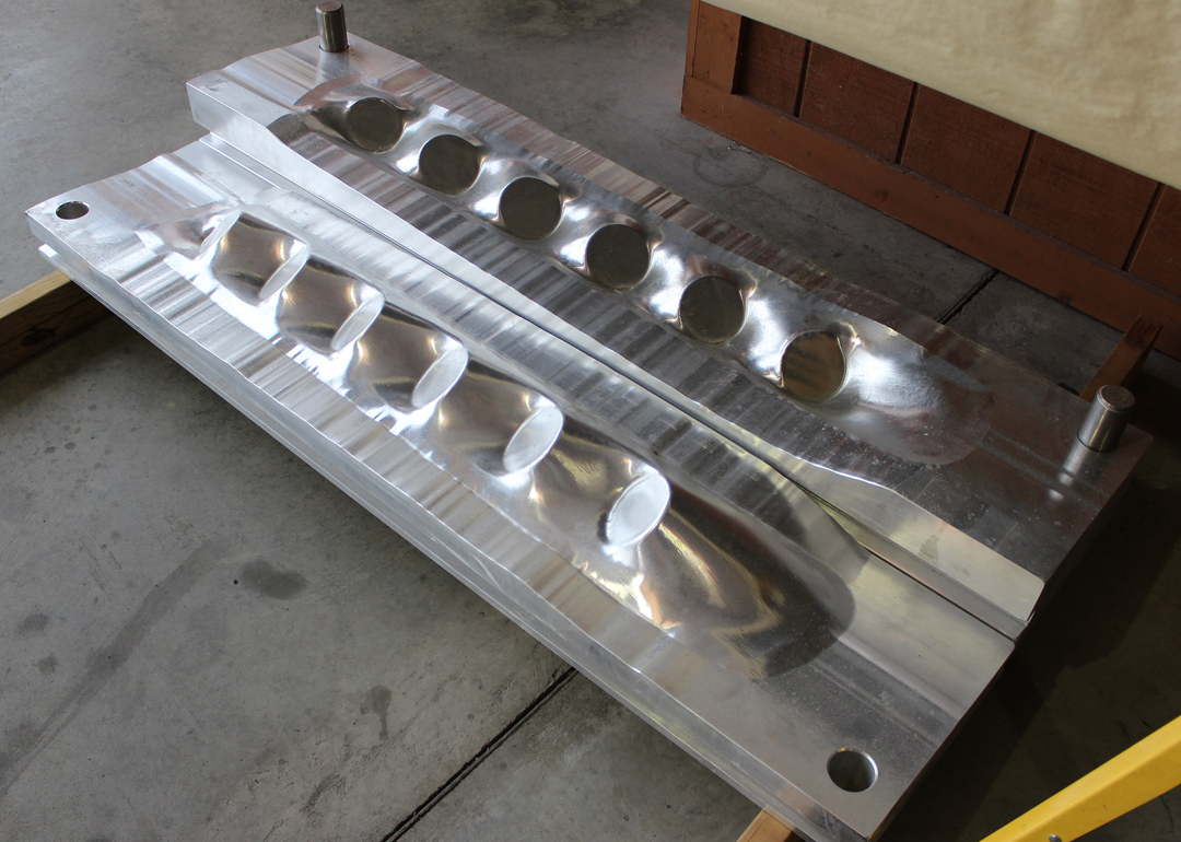 XP-82 Twin Mustang – January, 2018 – Restoration Update 13 Exhaust Fairing Press Dies