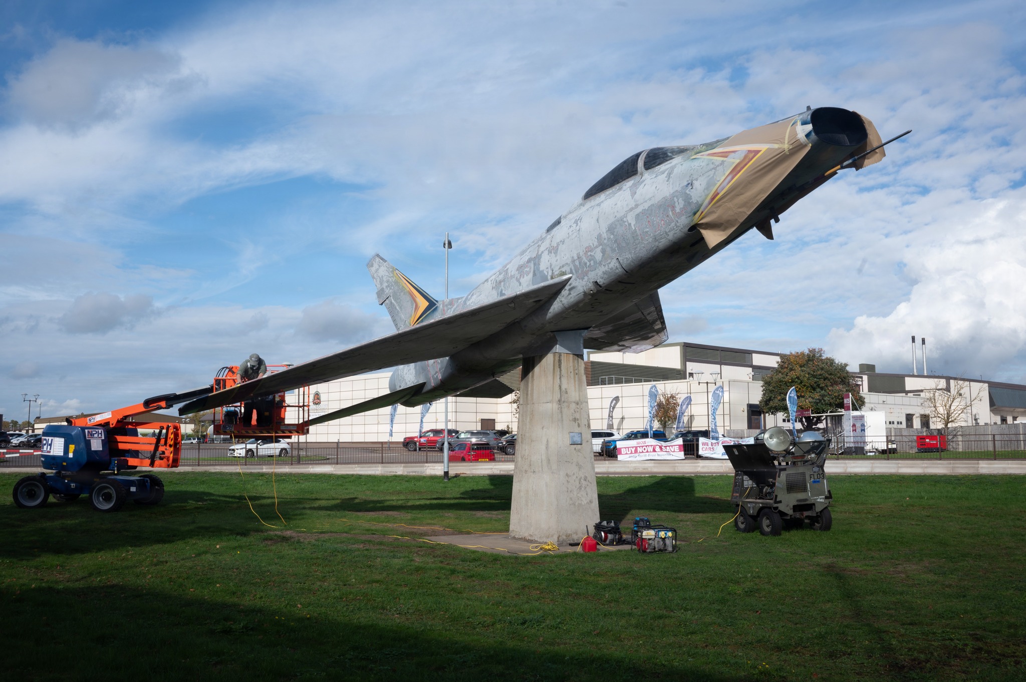 Guarding the Gate: RAF Lakenheath’s F-100D Super Sabre Rededicated After Restoration 10 F 100D Super Sabre RAF Lakeheath