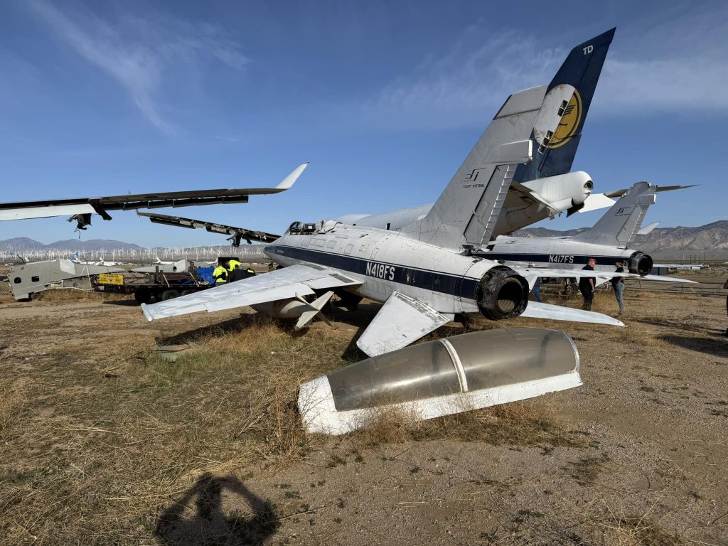 Airworks Donates Historic North American F-100F Super Sabre to Fort Worth Aviation Museum 10 F 100F 56 3996