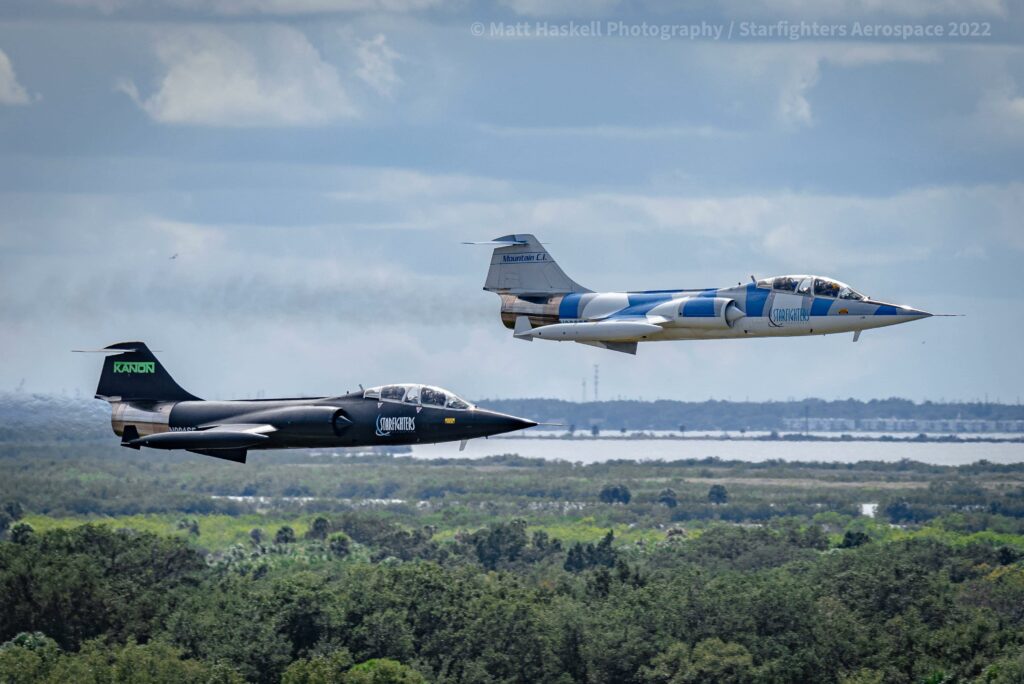 F-104 Starfighter to Fly at Italian Air Force Centenary Airshow 10 F 104 Starfighter Aerospace MAskell two ship copy