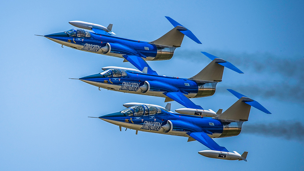 Starfighters Space Rings NYSE Opening Bell as Founder Rick Svetkoff Steps Down 12 F 104 formation