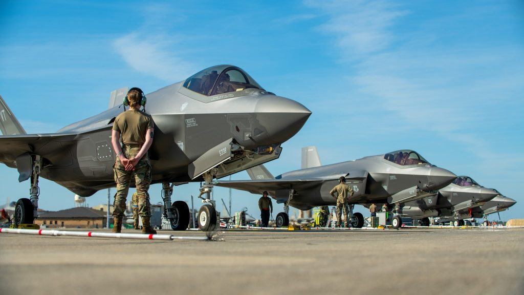 U.S. Air National Guard to Take Center Stage at EAA AirVenture Oshkosh 2025 13 F 35A Lightning IIs for launch during training at Tyndall AFB. Davis