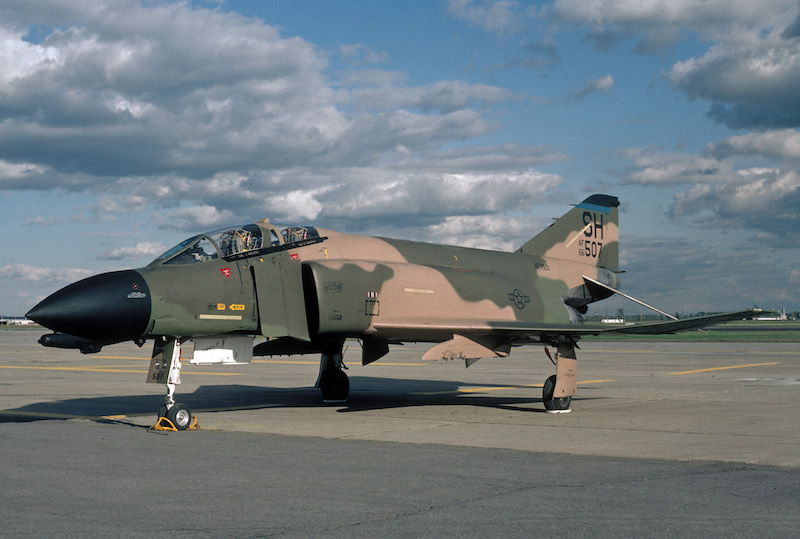 USAF History: F-4 Phantoms at Tinker AFB 11 F-4D 66-6507 - 465th TFS - Photo Credit - David F. Brown Collection