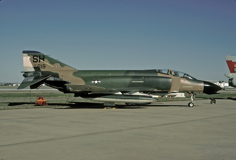 USAF History: F-4 Phantoms at Tinker AFB 16 F-4D 66-7618 - 507th TFS April 5, 1981 Photographer - Peter Wilson via David F. Brown