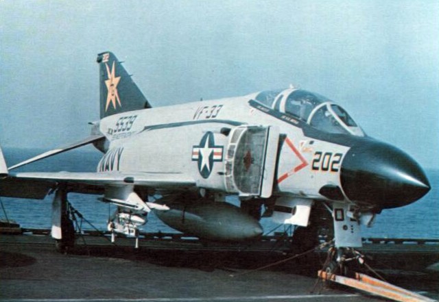 F-4S Phantom II “Black Bunny” Arrives at Castle Air Museum 11 F 4J VF 33 USS Independence 1977