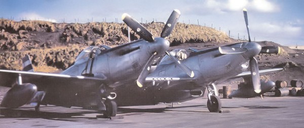 XP-82 Twin Mustang Restoration Project-October Update 10 F-82E Twin Mutstang at Adak Island, Alaska, 1948.United States Air Force via Wings magazine - October 2003 edition "Alaska Twin Mustangs"