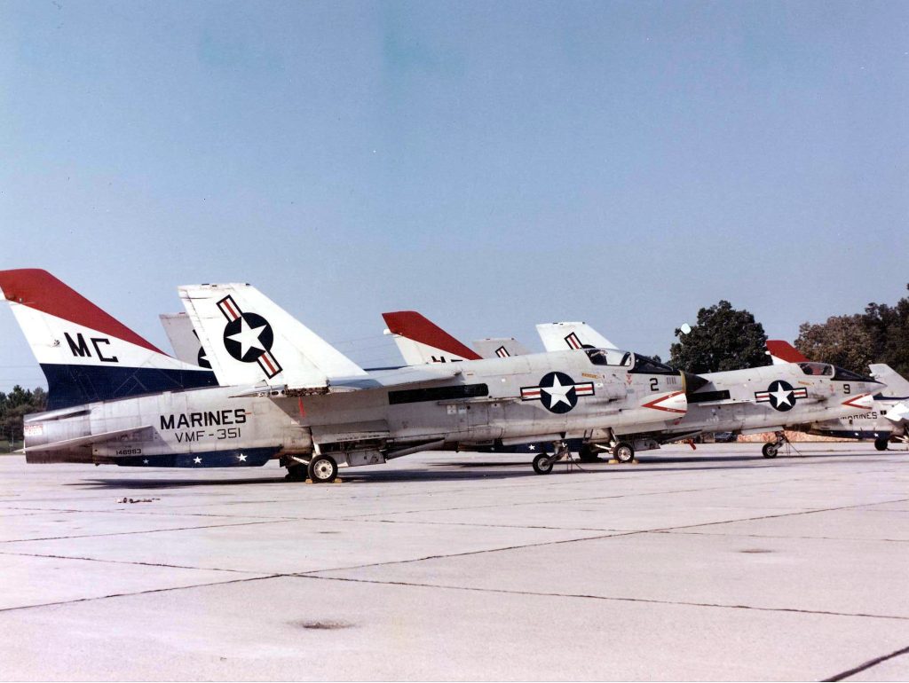 Cavanaugh Flight Museum Unveils New Corsair Paint Scheme Honoring Marine Ace 14 F 8K Crusaders of VMF 351