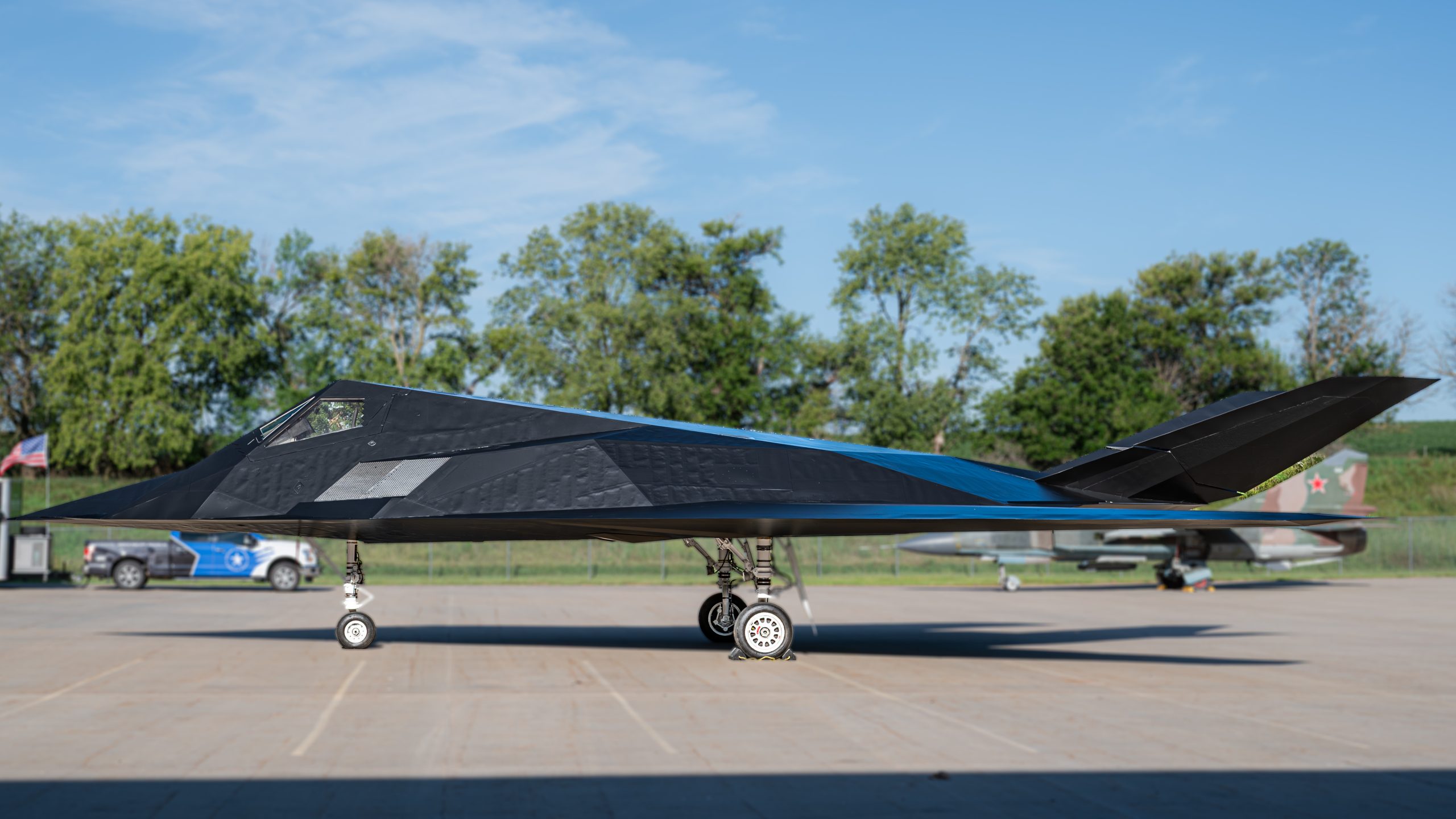 F-117A Nighthawk Goes on Display at Strategic Air Command and Aerospace Museum 16 F117 MovingDay 2 scaled