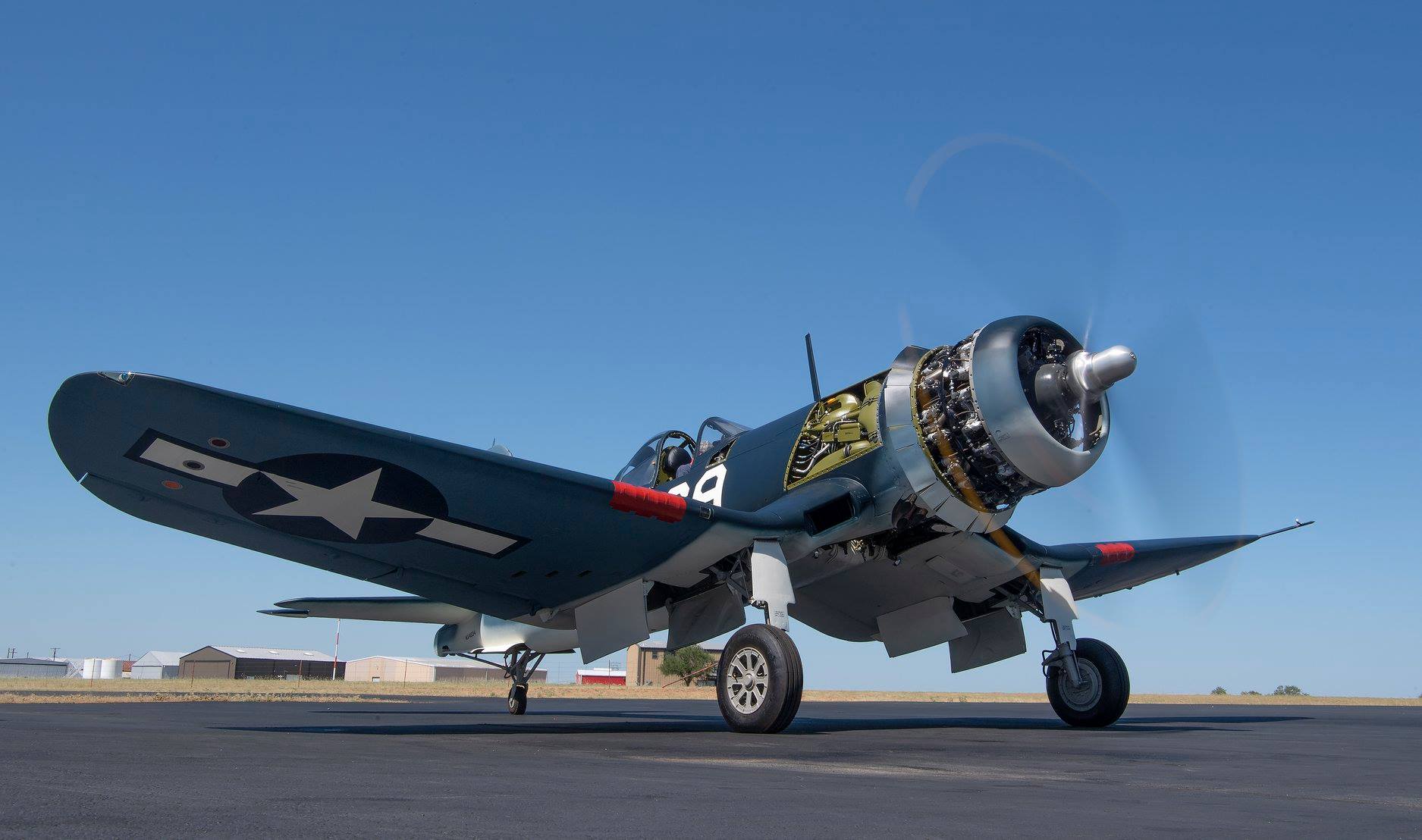Brewster F3A Corsair Takes to the Skies in Breckenridge, Texas 10 F3A Corsair at Ezell Aviation Jay Miller photo 03