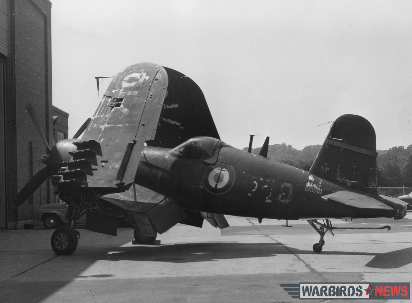 POOR LITTLE LAMBS - The Corsairs of Baa Baa Blacksheep 51 Bu.133710 at MCB Quantico. (photo via Stephen Chapis)
