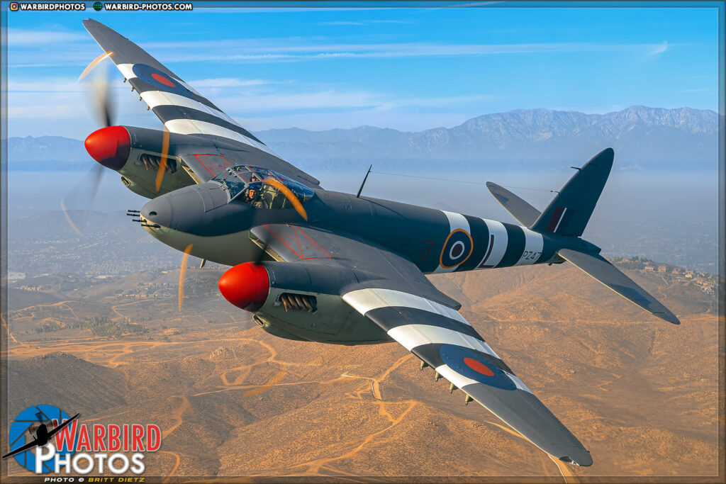 Very Rare "Mosquito" to Fly at Planes of Fame Air Museum This Saturday 12 FB.MkVI Mosquito