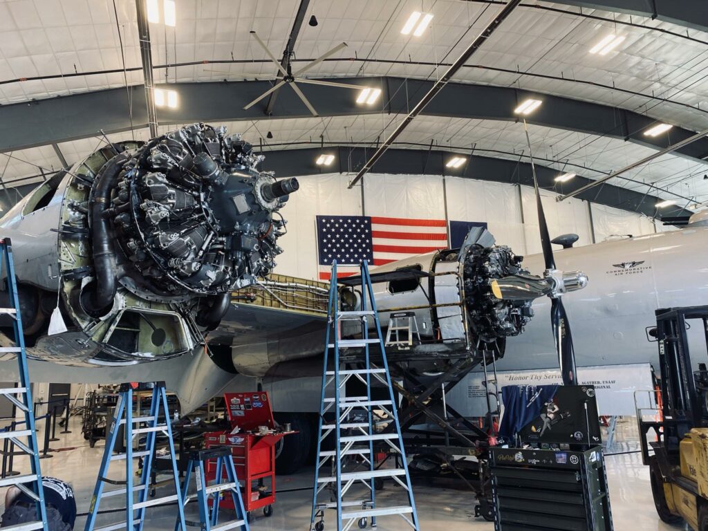B-29 Superfortress FIFI Returns to the Skies, Joins 2025 AirPower History Tour 10 FIFI maintenance April 2024 05